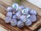 Bronze Washed Lavender Opaline AB Cathedral Beads -- Choose Your Size